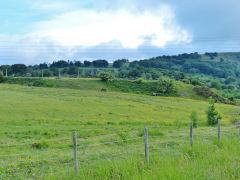 Rugby ground on British Ironworks tips, June 2013